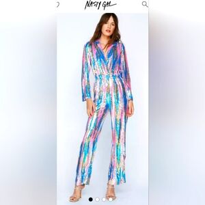 Sequin Jumpsuit 70s